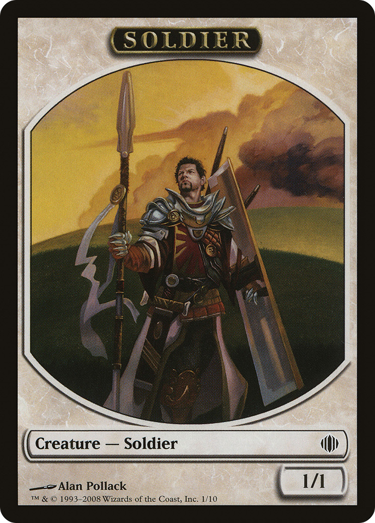 Soldier (TALA-001) - Shards of Alara Tokens - Premium MTG Single from Wizards of the Coast - Just $0.25! Shop now at Game Crave Tournament Store