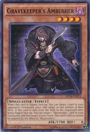 Gravekeeper's Ambusher (MP14-EN213) - 2014 Mega-Tins Mega Pack 1st Edition - Premium Yugioh Single from Konami - Just $0.08! Shop now at Game Crave Tournament Store