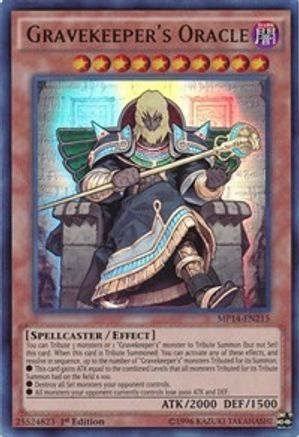 Gravekeeper's Oracle (MP14-EN215) - 2014 Mega-Tins Mega Pack 1st Edition - Premium Yugioh Single from Konami - Just $0.22! Shop now at Game Crave Tournament Store