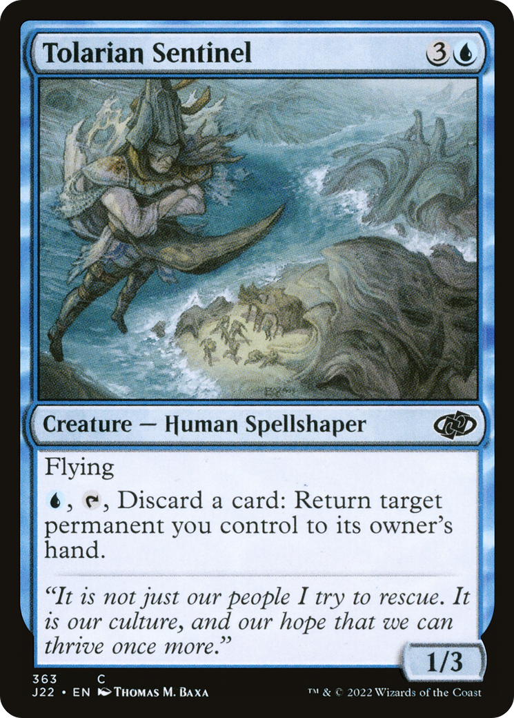 Tolarian Sentinel (J22-363) - Jumpstart 2022 - Premium MTG Single from Wizards of the Coast - Just $0.05! Shop now at Game Crave Tournament Store