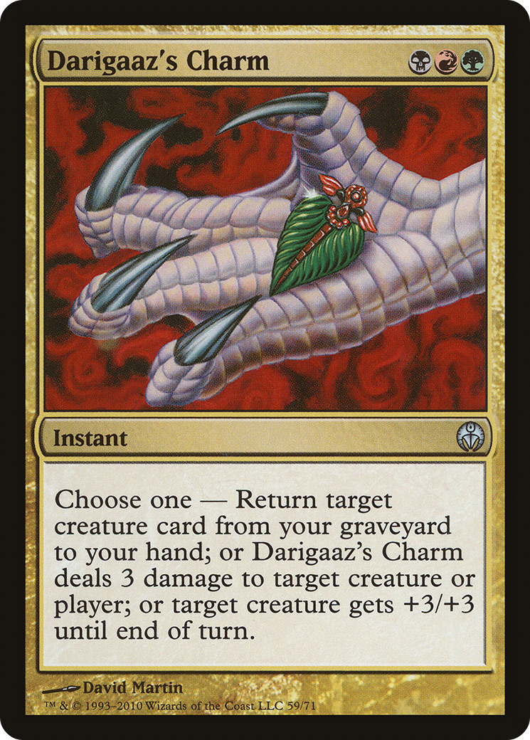 Darigaaz's Charm (DDE-059) - Duel Decks: Phyrexia vs. the Coalition - Premium MTG Single from Wizards of the Coast - Just $0.08! Shop now at Game Crave Tournament Store