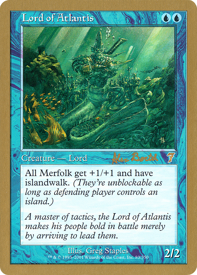 Lord of Atlantis (WC01-AB83) - World Championship Decks 2001 - Premium MTG Single from Wizards of the Coast - Just $1.40! Shop now at Game Crave Tournament Store