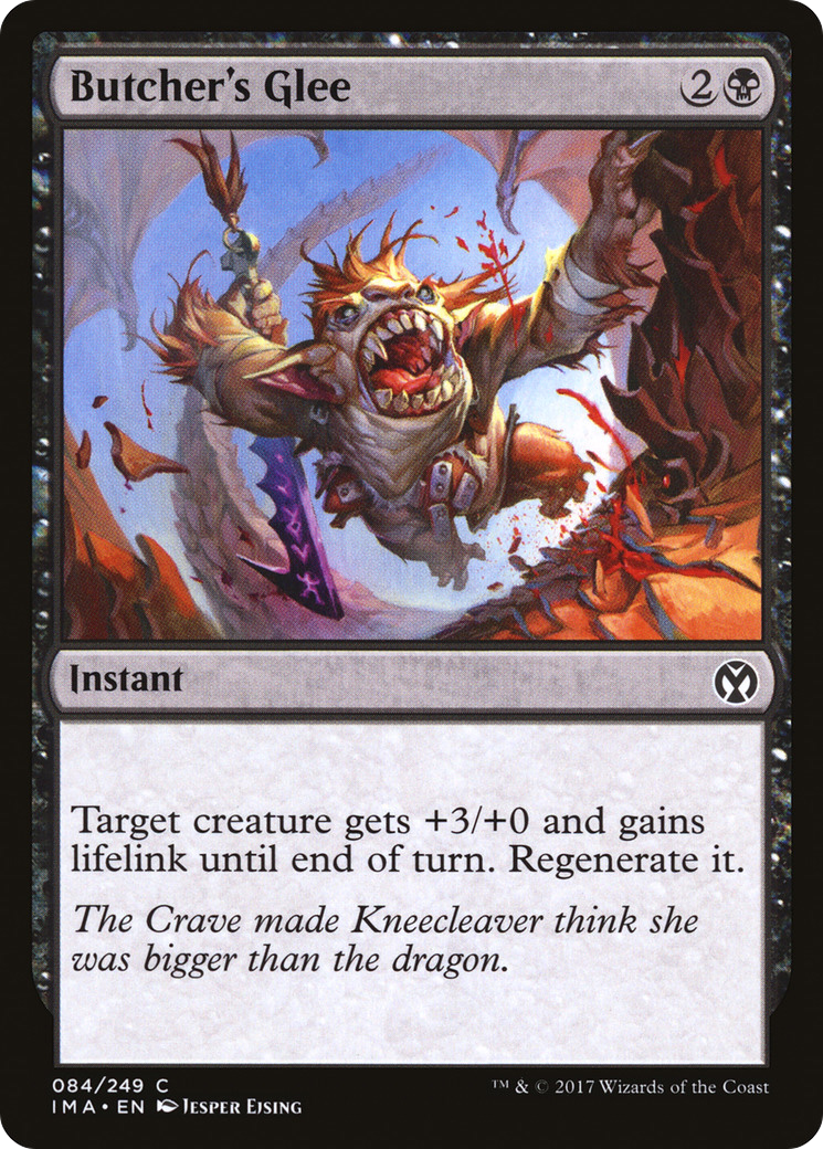 Butcher's Glee (IMA-084) - Iconic Masters - Premium MTG Single from Wizards of the Coast - Just $0.08! Shop now at Game Crave Tournament Store