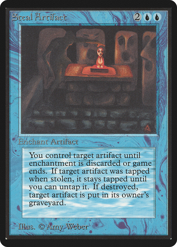 Steal Artifact (LEB-082) - Limited Edition Beta - Premium MTG Single from Wizards of the Coast - Just $22.14! Shop now at Game Crave Tournament Store