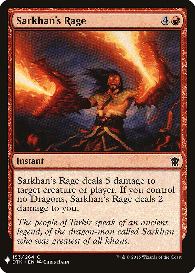 Sarkhan's Rage (MB1-1051) - Mystery Booster - Premium MTG Single from Wizards of the Coast - Just $0.25! Shop now at Game Crave Tournament Store