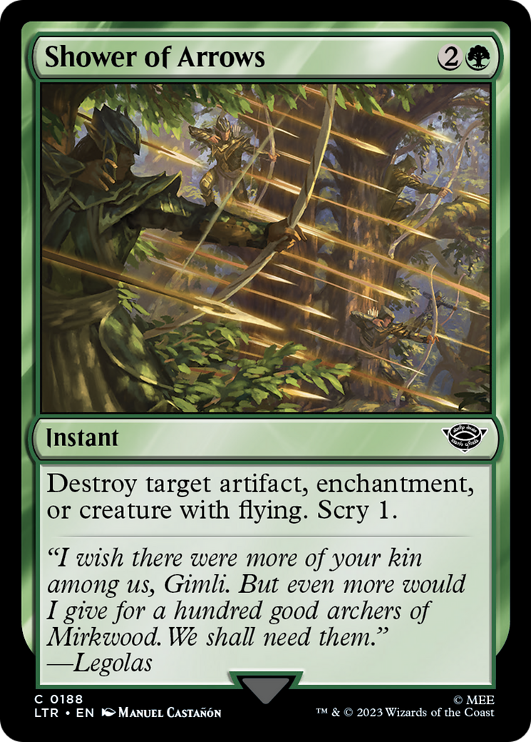 Shower of Arrows (LTR-188) - The Lord of the Rings: Tales of Middle-earth - Premium MTG Single from Wizards of the Coast - Just $0.08! Shop now at Game Crave Tournament Store