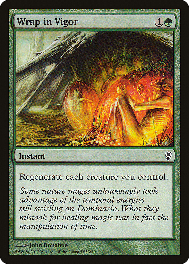 Wrap in Vigor (CNS-183) - Conspiracy Foil - Premium MTG Single from Wizards of the Coast - Just $1.65! Shop now at Game Crave Tournament Store