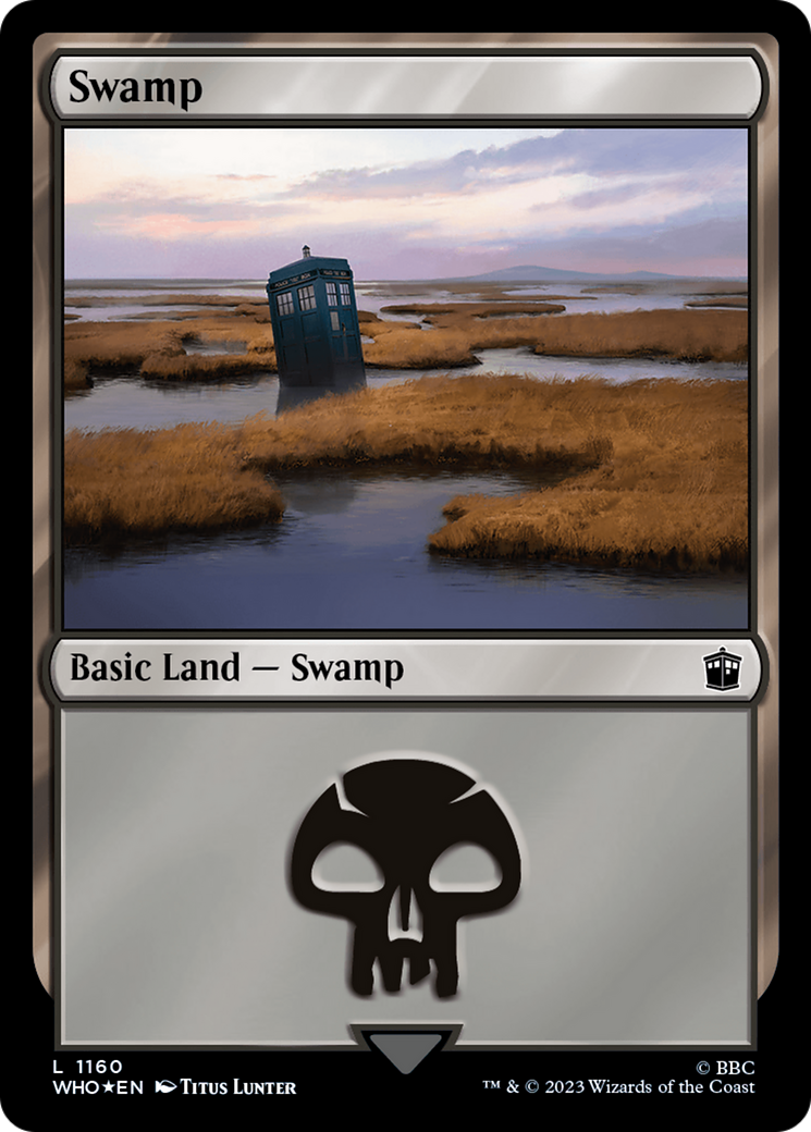Swamp (WHO-1160) - Doctor Who Foil - Premium MTG Single from Wizards of the Coast - Just $0.11! Shop now at Game Crave Tournament Store