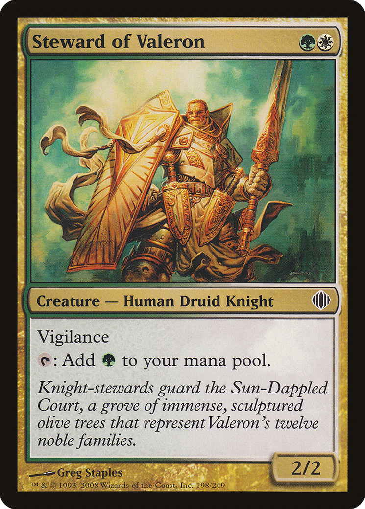 Steward of Valeron (ALA-198) - Shards of Alara Foil - Premium MTG Single from Wizards of the Coast - Just $0.16! Shop now at Game Crave Tournament Store
