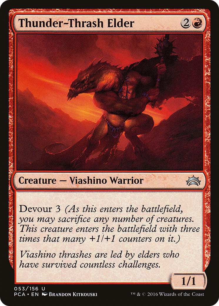 Thunder-Thrash Elder (PCA-053) - Planechase Anthology - Premium MTG Single from Wizards of the Coast - Just $0.08! Shop now at Game Crave Tournament Store