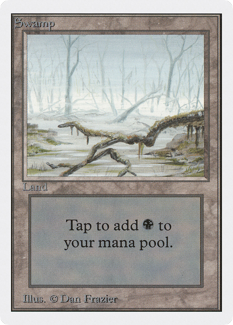 Swamp (2ED-294) - Unlimited Edition - Premium MTG Single from Wizards of the Coast - Just $0.70! Shop now at Game Crave Tournament Store