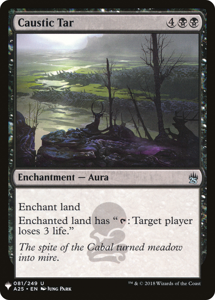 Caustic Tar (MB1-596) - Mystery Booster - Premium MTG Single from Wizards of the Coast - Just $0.08! Shop now at Game Crave Tournament Store