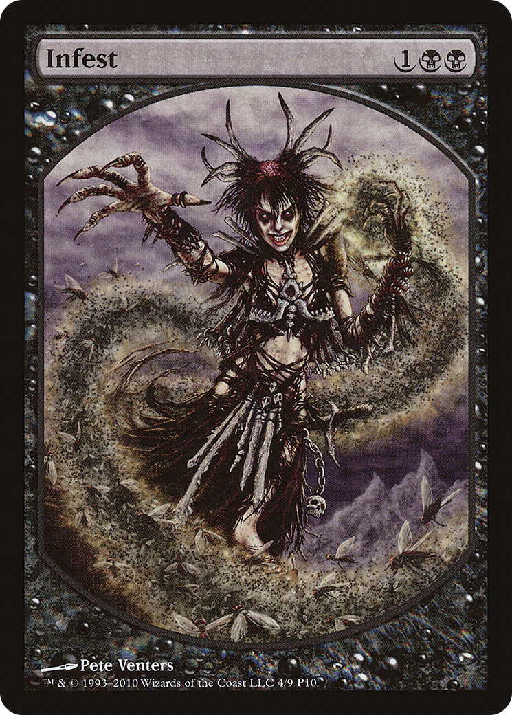 Infest (P10-004) - Magic Player Rewards 2010 - Premium MTG Single from Wizards of the Coast - Just $0.46! Shop now at Game Crave Tournament Store