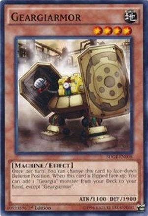 Geargiarmor (SDGR-EN008) - Structure Deck: Geargia Rampage 1st Edition - Premium Yugioh Single from Konami - Just $1.44! Shop now at Game Crave Tournament Store