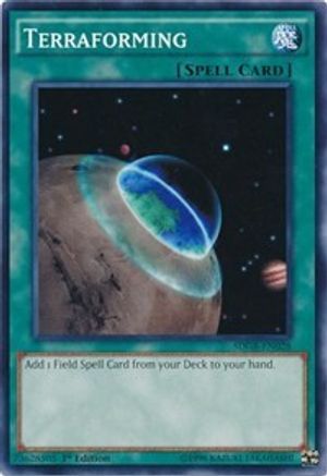 Terraforming (SDGR-EN028) - Structure Deck: Geargia Rampage 1st Edition - Premium Yugioh Single from Konami - Just $0.25! Shop now at Game Crave Tournament Store