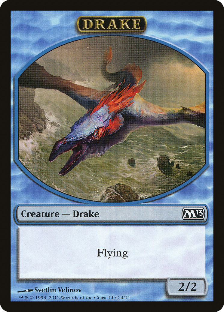 Drake (TM13-004) - Magic 2013 Tokens - Premium MTG Single from Wizards of the Coast - Just $0.10! Shop now at Game Crave Tournament Store