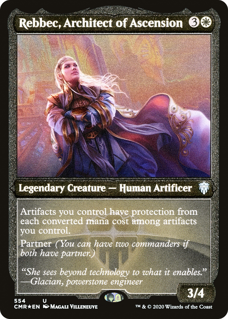 Rebbec, Architect of Ascension (CMR-554) - Commander Legends Etched Foil - Premium MTG Single from Wizards of the Coast - Just $0.39! Shop now at Game Crave Tournament Store