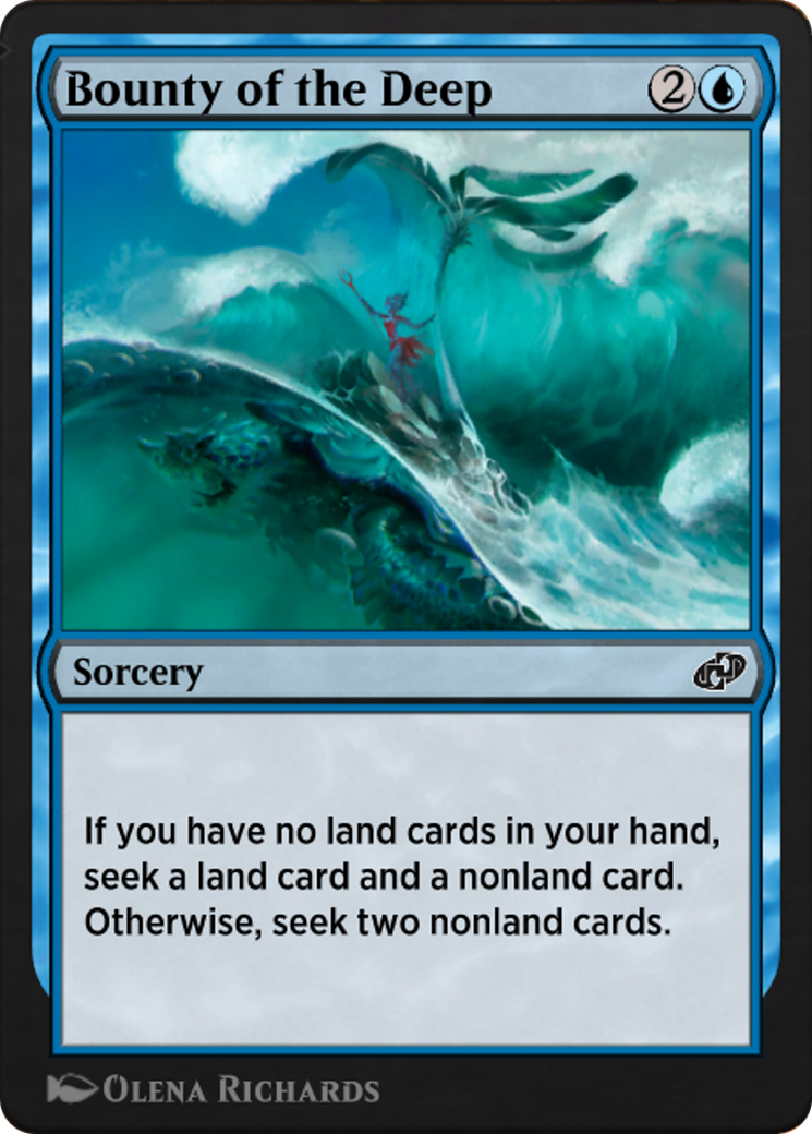 Bounty of the Deep (J21-008) - Jumpstart: Historic Horizons - Premium MTG Single from Wizards of the Coast - Just $0! Shop now at Game Crave Tournament Store
