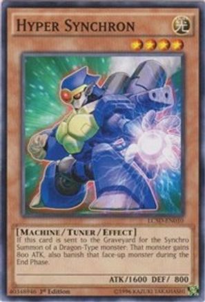 Hyper Synchron (LC5D-EN010) - Legendary Collection 5D's 1st Edition - Premium Yugioh Single from Konami - Just $0.44! Shop now at Game Crave Tournament Store