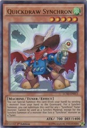 Quickdraw Synchron (LC5D-EN013) - Legendary Collection 5D's 1st Edition - Premium Yugioh Single from Konami - Just $1.50! Shop now at Game Crave Tournament Store
