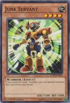 Junk Servant (LC5D-EN021) - Legendary Collection 5D's 1st Edition - Premium Yugioh Single from Konami - Just $1.62! Shop now at Game Crave Tournament Store