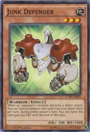 Junk Defender (LC5D-EN023) - Legendary Collection 5D's 1st Edition - Premium Yugioh Single from Konami - Just $0.25! Shop now at Game Crave Tournament Store