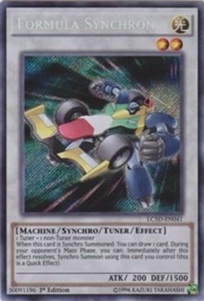 Formula Synchron (LC5D-EN041) - Legendary Collection 5D's 1st Edition - Premium Yugioh Single from Konami - Just $2.04! Shop now at Game Crave Tournament Store