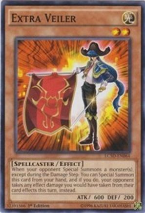 Extra Veiler (LC5D-EN064) - Legendary Collection 5D's 1st Edition - Premium Yugioh Single from Konami - Just $0.25! Shop now at Game Crave Tournament Store