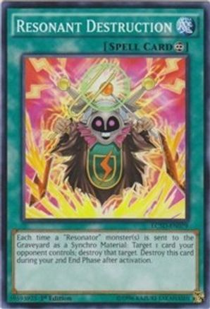 Resonant Destruction (LC5D-EN079) - Legendary Collection 5D's 1st Edition - Premium Yugioh Single from Konami - Just $0.74! Shop now at Game Crave Tournament Store