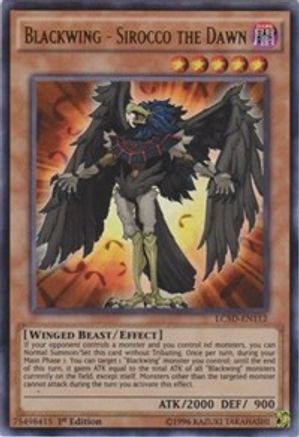 Blackwing - Sirocco the Dawn (LC5D-EN112) - Legendary Collection 5D's 1st Edition - Premium Yugioh Single from Konami - Just $2.65! Shop now at Game Crave Tournament Store