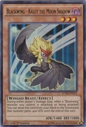 Blackwing - Kalut the Moon Shadow (LC5D-EN115) - Legendary Collection 5D's 1st Edition - Premium Yugioh Single from Konami - Just $11.79! Shop now at Game Crave Tournament Store