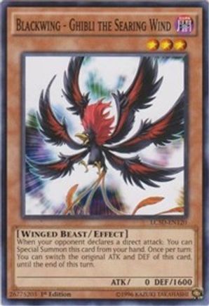 Blackwing - Ghibli the Searing Wind (LC5D-EN120) - Legendary Collection 5D's 1st Edition - Premium Yugioh Single from Konami - Just $0.25! Shop now at Game Crave Tournament Store