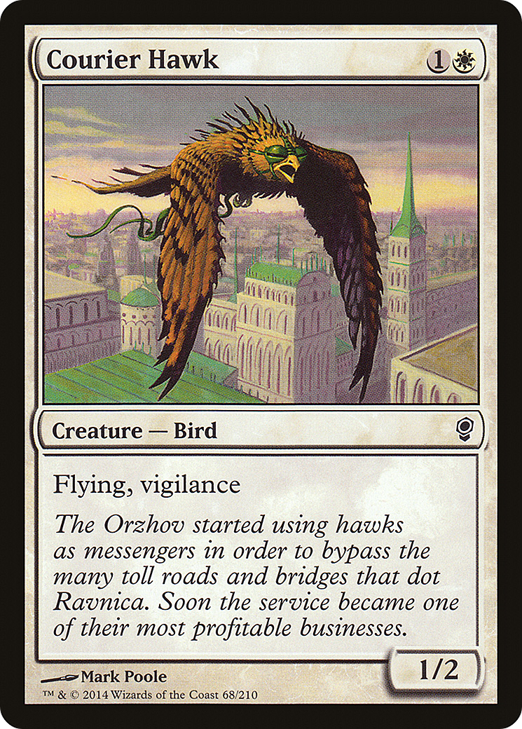 Courier Hawk (CNS-068) - Conspiracy - Premium MTG Single from Wizards of the Coast - Just $0.25! Shop now at Game Crave Tournament Store