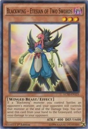 Blackwing - Etesian of Two Swords (LC5D-EN123) - Legendary Collection 5D's 1st Edition - Premium Yugioh Single from Konami - Just $0.10! Shop now at Game Crave Tournament Store