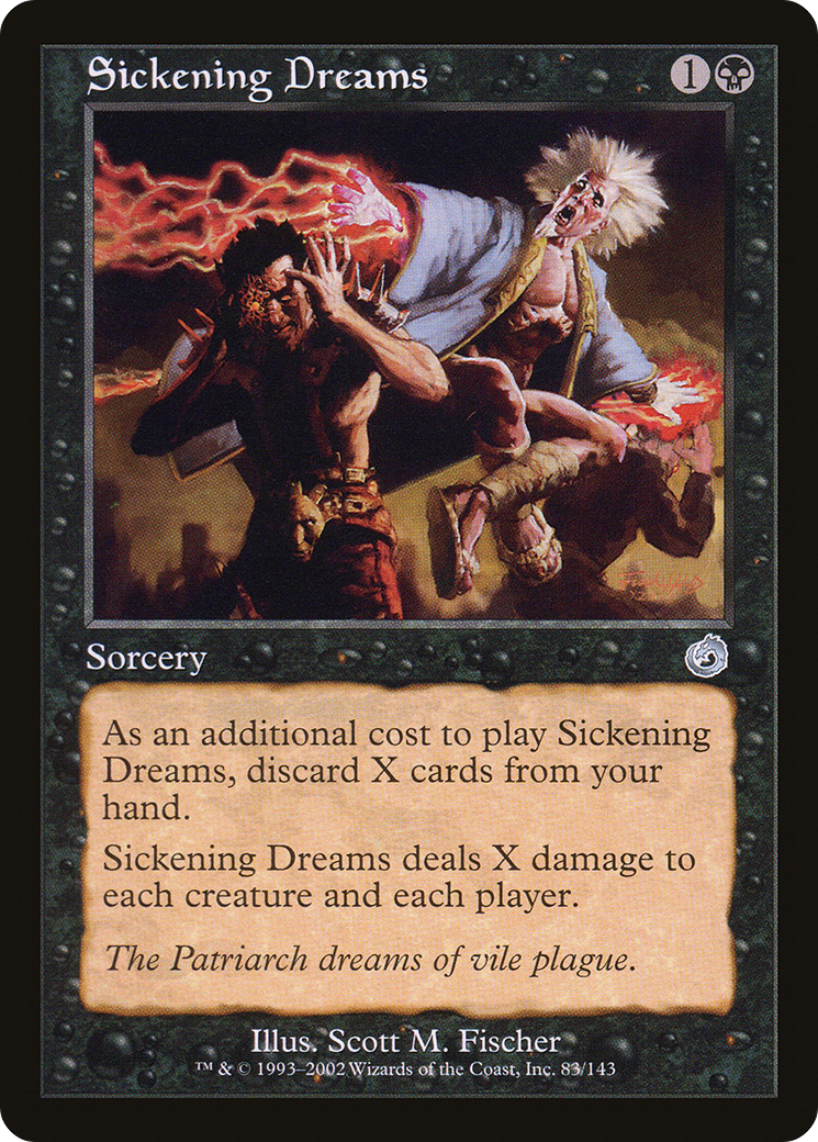 Sickening Dreams (TOR-083) - Torment - Premium MTG Single from Wizards of the Coast - Just $0.19! Shop now at Game Crave Tournament Store