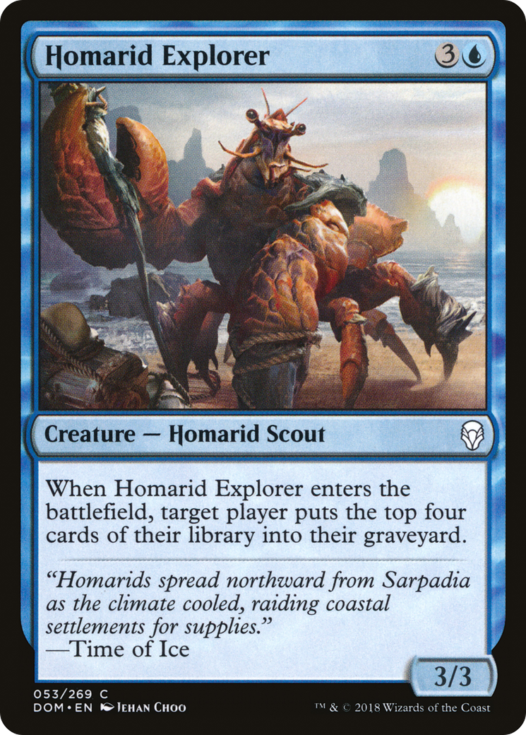 Homarid Explorer (DOM-053) - Dominaria Foil - Premium MTG Single from Wizards of the Coast - Just $0.08! Shop now at Game Crave Tournament Store