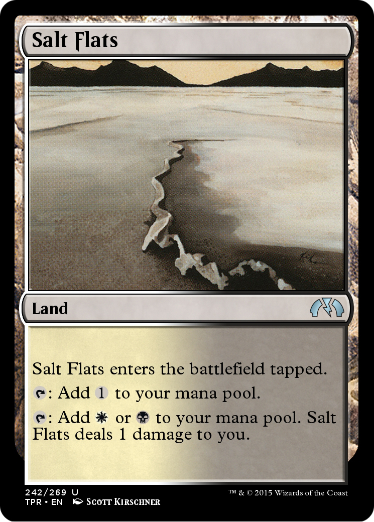 Salt Flats (TPR-242) - Tempest Remastered - Premium MTG Single from Wizards of the Coast - Just $0! Shop now at Game Crave Tournament Store