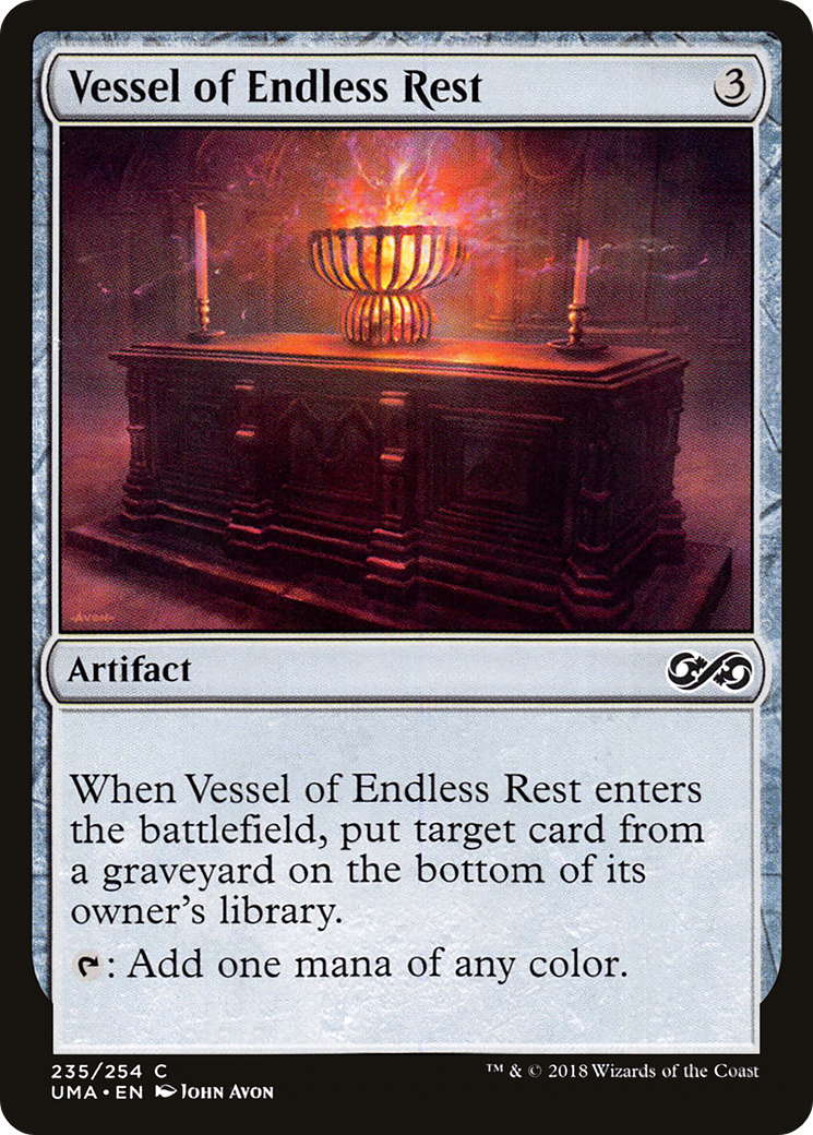 Vessel of Endless Rest (UMA-235) - Ultimate Masters Foil - Premium MTG Single from Wizards of the Coast - Just $0.50! Shop now at Game Crave Tournament Store