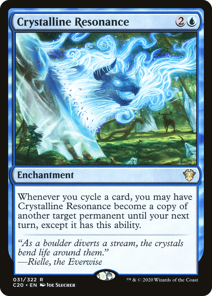 Crystalline Resonance (C20-031) - Commander 2020 - Premium MTG Single from Wizards of the Coast - Just $0.25! Shop now at Game Crave Tournament Store
