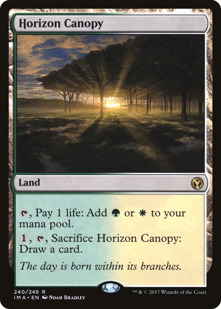 Horizon Canopy (IMA-240) - Iconic Masters Foil - Premium MTG Single from Wizards of the Coast - Just $5.28! Shop now at Game Crave Tournament Store