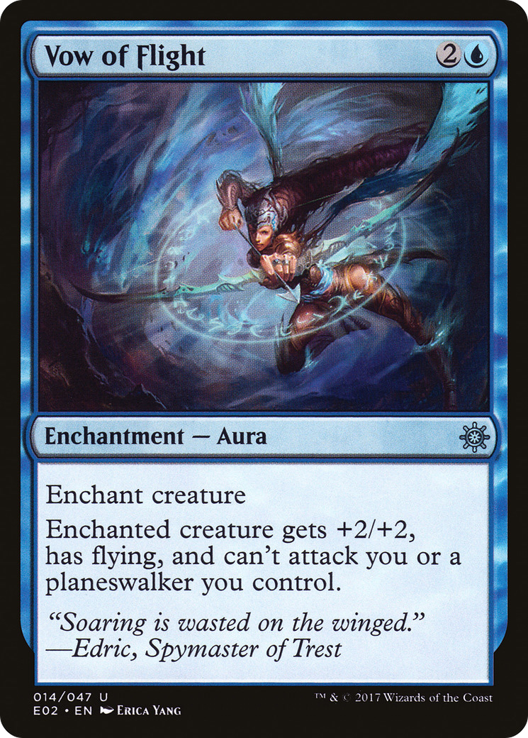 Vow of Flight (E02-014) - Explorers of Ixalan - Premium MTG Single from Wizards of the Coast - Just $0.08! Shop now at Game Crave Tournament Store