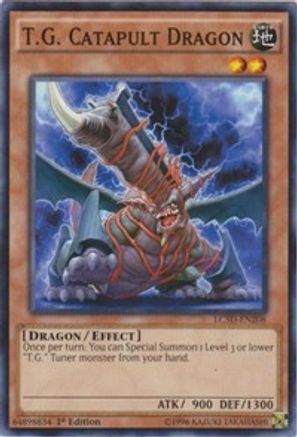 T.G. Catapult Dragon (LC5D-EN208) - Legendary Collection 5D's 1st Edition - Premium Yugioh Single from Konami - Just $0.48! Shop now at Game Crave Tournament Store