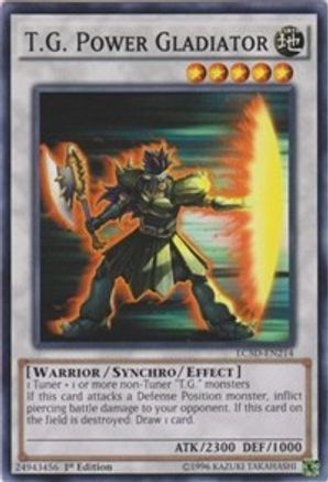 T.G. Power Gladiator (LC5D-EN214) - Legendary Collection 5D's 1st Edition - Premium Yugioh Single from Konami - Just $0.96! Shop now at Game Crave Tournament Store