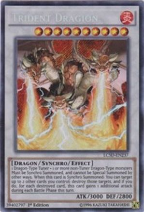 Trident Dragion (LC5D-EN237) - Legendary Collection 5D's 1st Edition - Premium Yugioh Single from Konami - Just $7.83! Shop now at Game Crave Tournament Store
