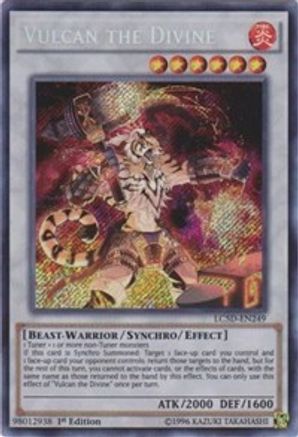 Vulcan the Divine (LC5D-EN249) - Legendary Collection 5D's 1st Edition - Premium Yugioh Single from Konami - Just $2.18! Shop now at Game Crave Tournament Store