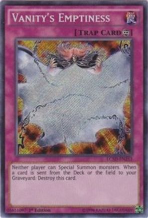 Vanity's Emptiness (LC5D-EN253) - Legendary Collection 5D's 1st Edition - Premium Yugioh Single from Konami - Just $1.18! Shop now at Game Crave Tournament Store