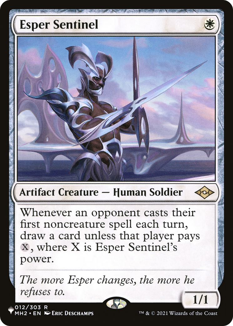 Esper Sentinel (PLIST-1293) - The List - Premium MTG Single from Wizards of the Coast - Just $10.07! Shop now at Game Crave Tournament Store