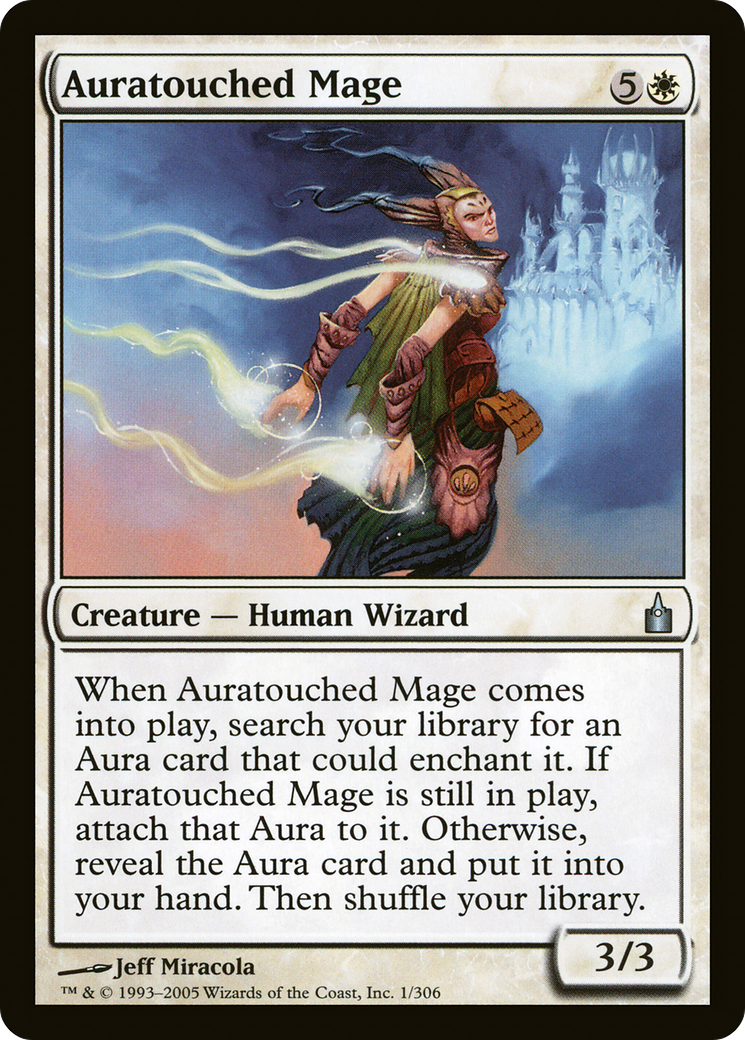 Auratouched Mage (RAV-001) - Ravnica: City of Guilds - Premium MTG Single from Wizards of the Coast - Just $0.08! Shop now at Game Crave Tournament Store