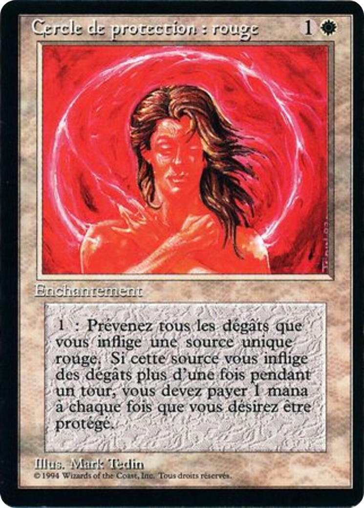 Circle of Protection: Red (FBB-012) - Foreign Black Border - Premium MTG Single from Wizards of the Coast - Just $1.02! Shop now at Game Crave Tournament Store