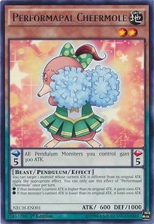 Performapal Cheermole (NECH-EN001) - The New Challengers Unlimited - Premium Yugioh Single from Konami - Just $0.08! Shop now at Game Crave Tournament Store